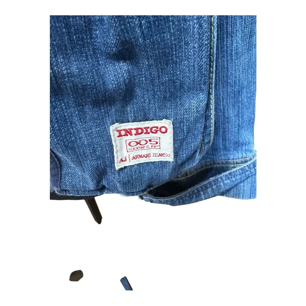 Armani Jeans Indigo Denim Jacket Series 002. - Picture 7 of 11
